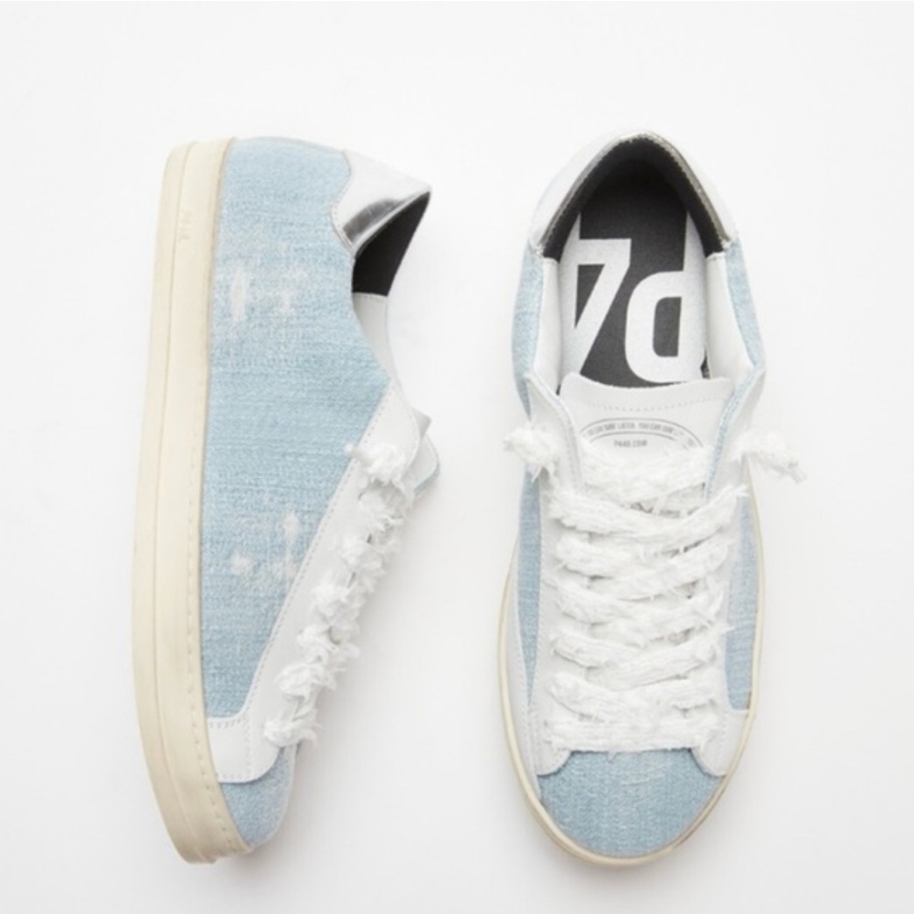 P448 Light Blue and White Sneakers size 39 US 8.5